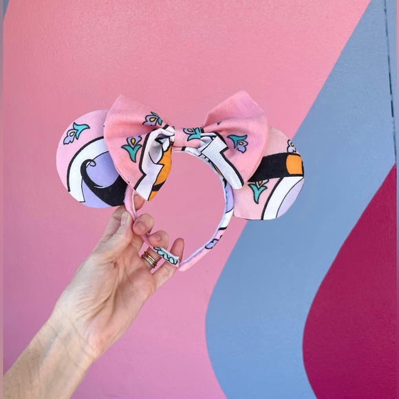 New York Couture Accessories - New York Couture Handmade Vintage Princess Jasmine Aladdin Mouse Ears Headband